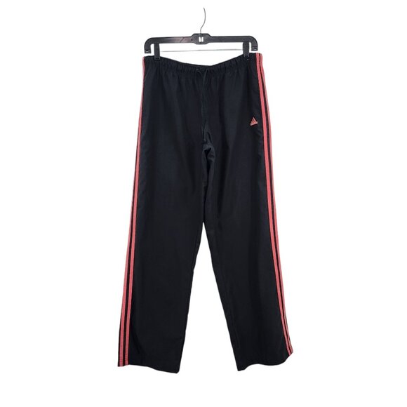 Adidas Vintage Women's Striped Straight Leg Track Pants - L - Picture 1 of 7
